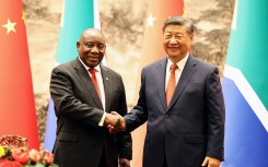 President Cyril Ramaphosa and President Xi Jinping.