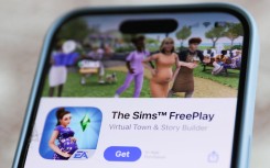 The Sims FreePlay on App Store is seen in this illustration photo. Jakub Porzycki/NurPhoto via Getty Images