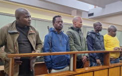 The five men face extortion charges. eNCA/Siphamandla Goge