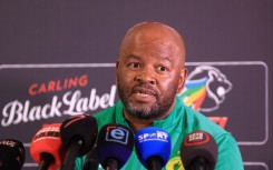 Manqoba Mngqithi, Mamelodi Sundowns head coach during the Carling Black Label Knockout. 