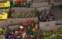 Snacks seen in a spaza shop. 