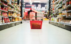 A basket with food seen in a supermarket. GettyImages/Adene Sanchez