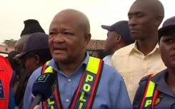 Police minister Senzo Mchunu