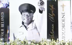 Gospel musician Solly Moholo’s funeral.