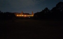 Union Buildings plunged into darkness.