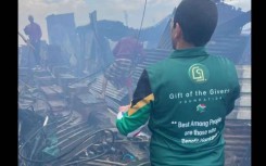 Gift of the Givers at fire site