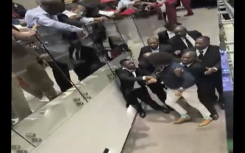 A Tshwane council meeting has turned violent.