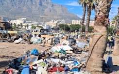 Homeless people removed from outside Castle of Good Hope in Cape Town