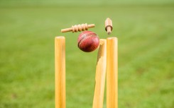 File: Close-up of cricket ball hitting the stumps. GettyImages/simonkr