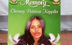 A photo of Chesnay Keppler at her memorial service. Twitter/@GP_CommSafety