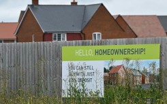 Average British home prices slipped 0.3 percent in July, as high interest rates dent demand