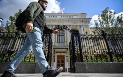 Russia's central bank warned inflationary pressure was still rising  