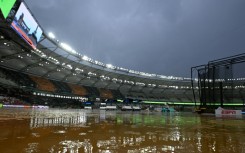 Heavy rain delays the start of the World Athletics Championships