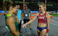 Nina Kennedy of Australia and the USA's Katie Moon agreed to share the gold medal in the women's pole vault