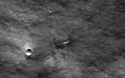 NASA's Lunar Reconnaissance Orbiter spotted a small new crater on the Moon that is the probable impact point of Russia's Luna-25 probe