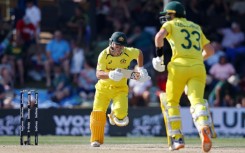 David Warner (L) and Marnus Labuschagne (R) hit centuries for Australia against South Africa in Bloemfontein