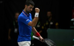 Novak Djokovic powered Serbia into the Davis Cup last eight