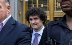 Former FTX chief Sam Bankman-Fried leaves a federal courthouse following a bail hearing ahead of his October trial, in New York