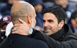 Mikel Arteta is aiming to beat Pep Guardiola in the Premier League for the first time as Arsenal manager