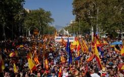 The Barcelona rally denounced the amnesty deal for Catalan separatists behind a failed 2017 independence bid