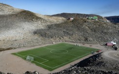 The village of  Ittoqqortoormiit, which is changing rapidly, has a synthetic football field