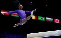 Simone Biles won her 22nd world title and fourth on the balance beam at the world gymnastics championships in Antwerp