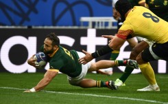 Cobus Reinach (L) made his Test debut in 2014