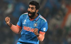 Dangerman: India's Jasprit Bumrah celebrates after taking the wicket of England's Joe Root 