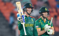 'What team rocks up': South Africa's Rassie van der Dussen celebrates his fifty on Friday