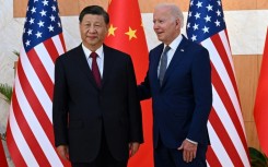 US President Joe Biden and China's President Xi Jinping meet on the sidelines of the G20 Summit in Bali in November 2022