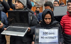 India has led the world in internet shutdowns for five years running, according to online freedom monitors Access Now