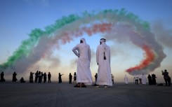 The Dubai Airshow is taking place on the site of the city's planned new airport