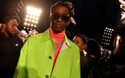 Georgia prosecutors allege that chart-topper Young Thug, seen here at a New York fashion show in December 2018, leads a criminal street gang