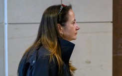 US Director of National Intelligence Avril Haines arrives for a briefing at the US Capitol in October