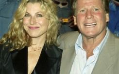 Actor Ryan O'Neal appears with his daughter Tatum O'Neal in Los Angeles on August 21, 2003 