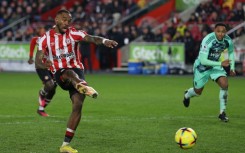 Brentford striker Ivan Toney