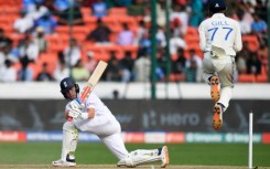 England's Ollie Pope (L) took apart India's illustrious bowling attack