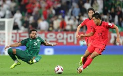 Saudi Arabia and South Korea met in the last 16 of the Asian Cup in Doha on Tuesday