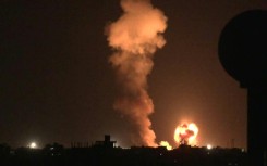 Air strikes hit Rafah, near the Egyptian border