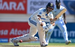 Yashasvi Jaiswal returned to bat after he retired hurt on 104 on day three and moved to 149 at the break