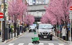 The robots calculate routes on their own, using sensors to avoid pedestrians and other obstacles