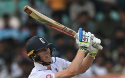 On the attack: England batsman Zak Crawley took the game to India's bowlers