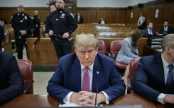 Former US president Donald Trump arrived in court complaining about gag order banning him from attacking court staff, witnesses and others involved in his trial, which he calls a 'hoax'