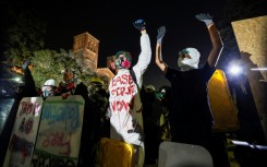 Students at UCLA, and dozens of other universities, are protesting the soaring death toll in the Gaza Strip