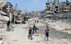 The UN says more than 70 percent of the Gaza Strip's residential buildings have been completely or partly destroyed