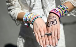 Taylor Swift fans are adorned with Swiftie friendship bracelets 