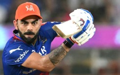 Virat Kohli plays a shot during the Indian Premier League