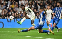 Real Madrid's Brazilian forward Vinicius Junior is aiming for his second Champions League triumph