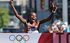 Kenya's Peres Jepchirchir wins the last women's Olympic marathon 