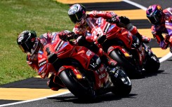 Francesco Bagnaia at the Italian MotoGP sprint race